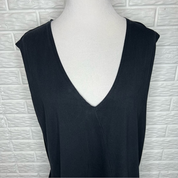 Free People Black V-Neck Dress - Picture 7 of 11